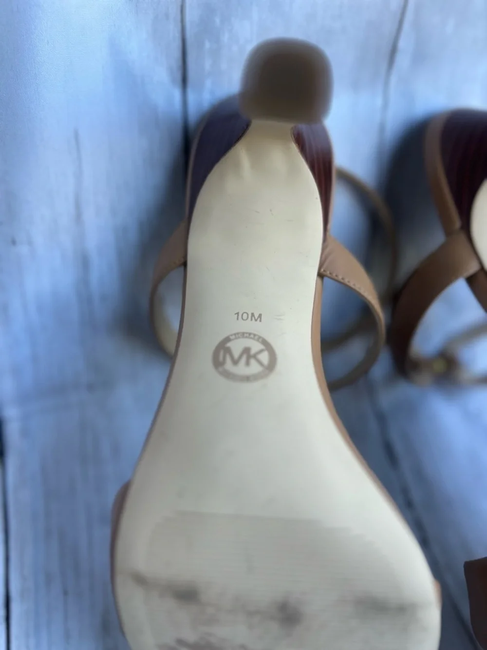 Micheal Kors Amara Leather Sandal